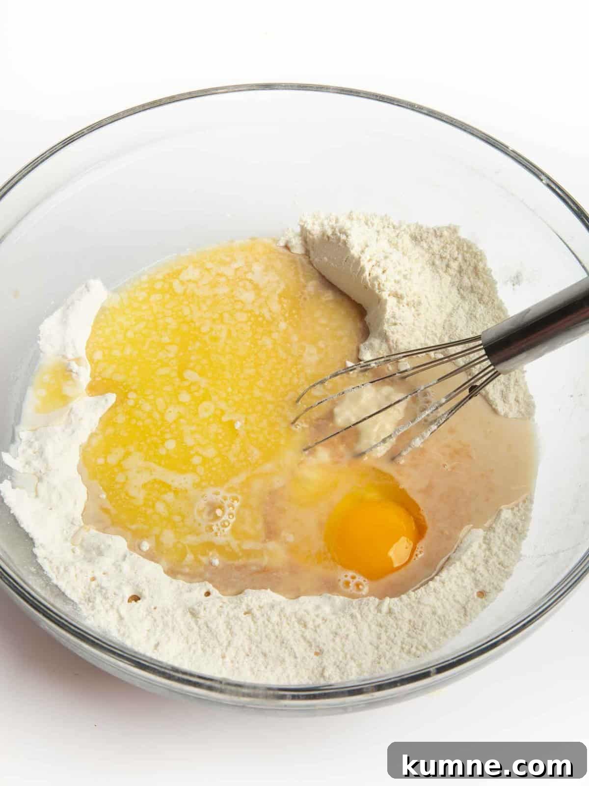 Make-Ahead Pancake Mix Recipe for Fluffy Homemade Pancakes 8 pancake close-up
