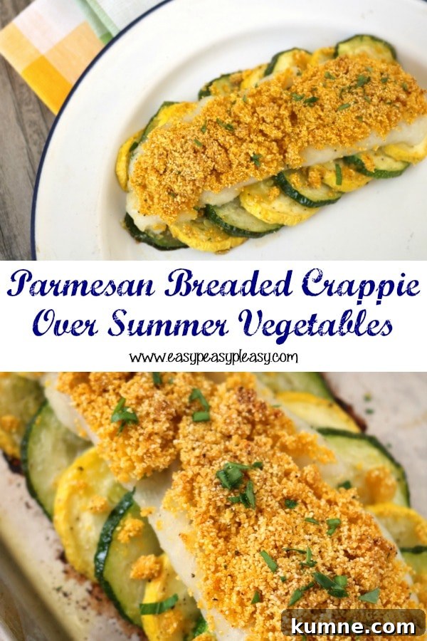 Crispy Parmesan-Crusted Crappie Recipe for Pan-Frying 11 It's the catch of the day. See how Mississippi Crappie meets Arkansas in this flaky buttery Parmesan Breaded Crappie Over Summer Vegetables.