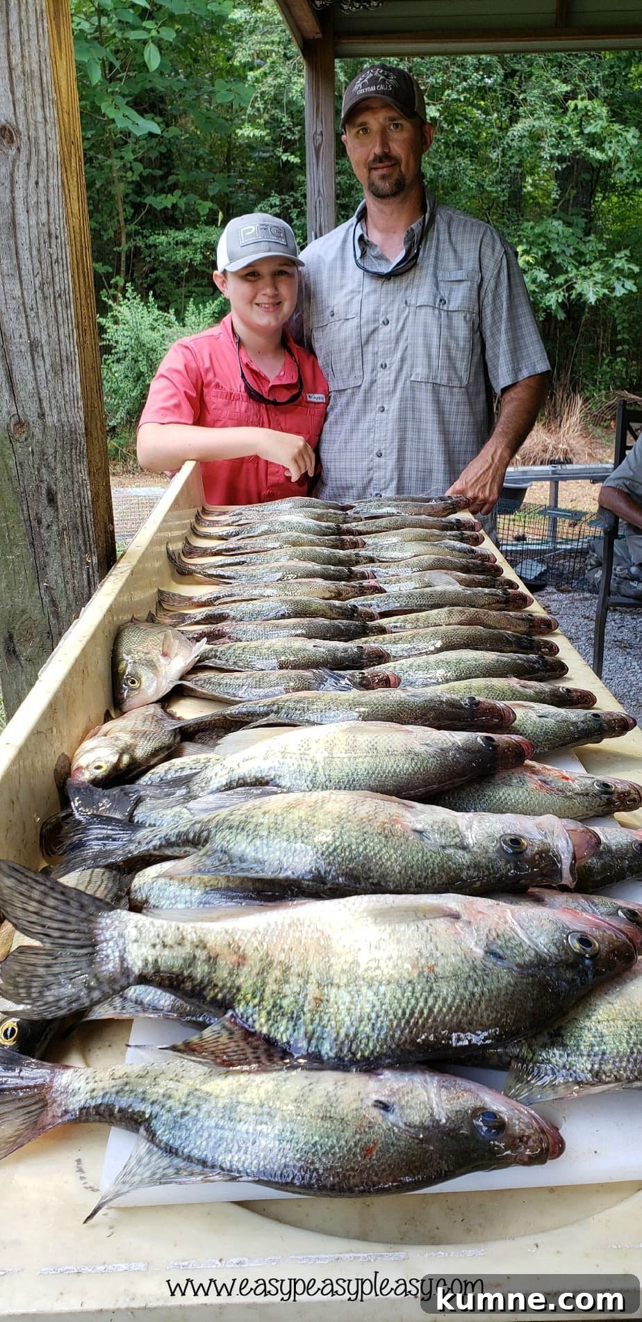Crispy Parmesan-Crusted Crappie Recipe for Pan-Frying 5 Crappie fishing on Sardis Lake in Mississippi with Good Times Guide Service.