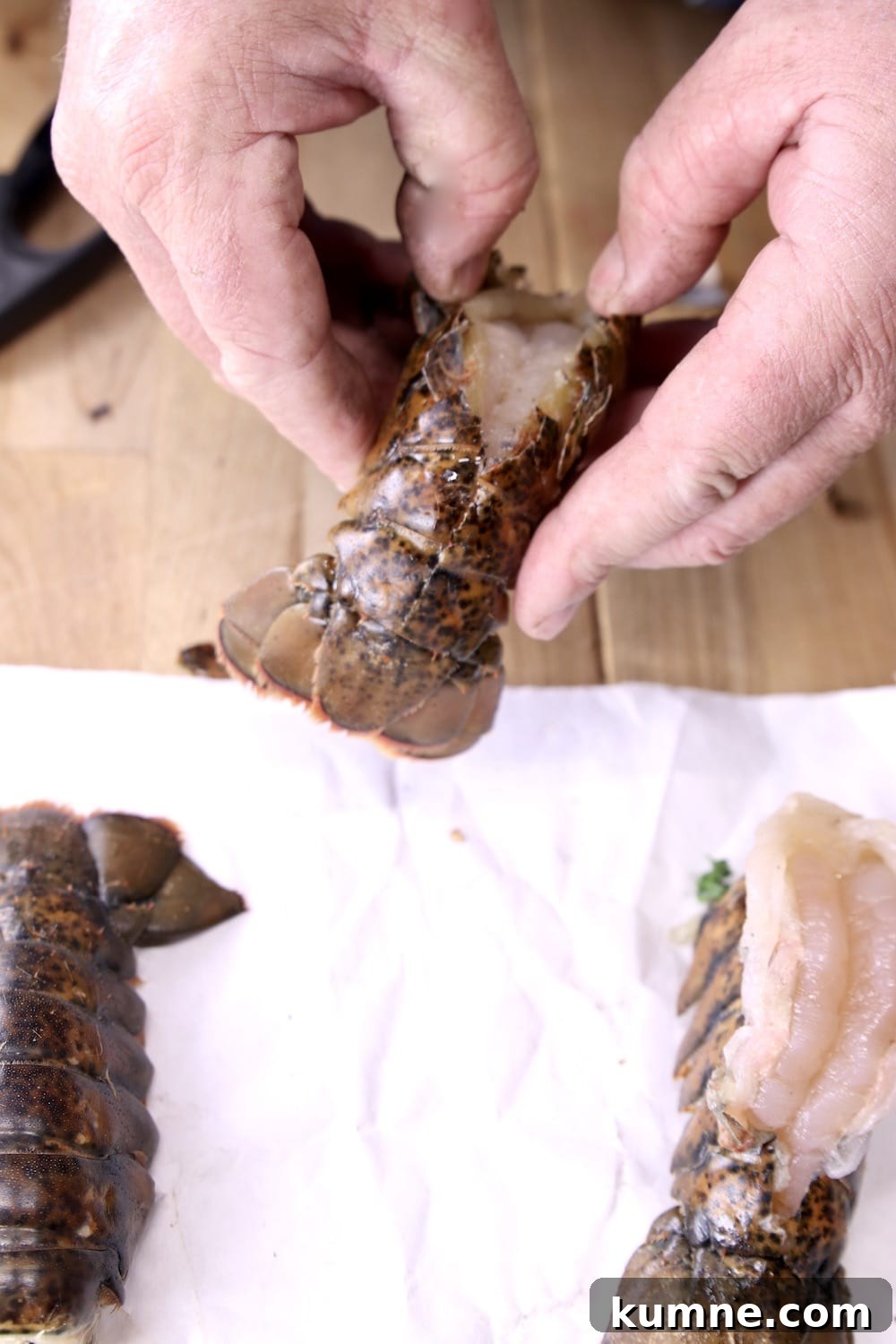 Garlic Butter Lobster Tails Recipe — Succulent Oven-Baked Lobster 4 butterflying lobster tails