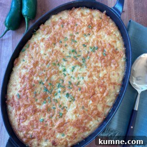 Creamy Baked Jalapeño Cheddar Corn Pudding Recipe from Scratch 16 img 45829 15
