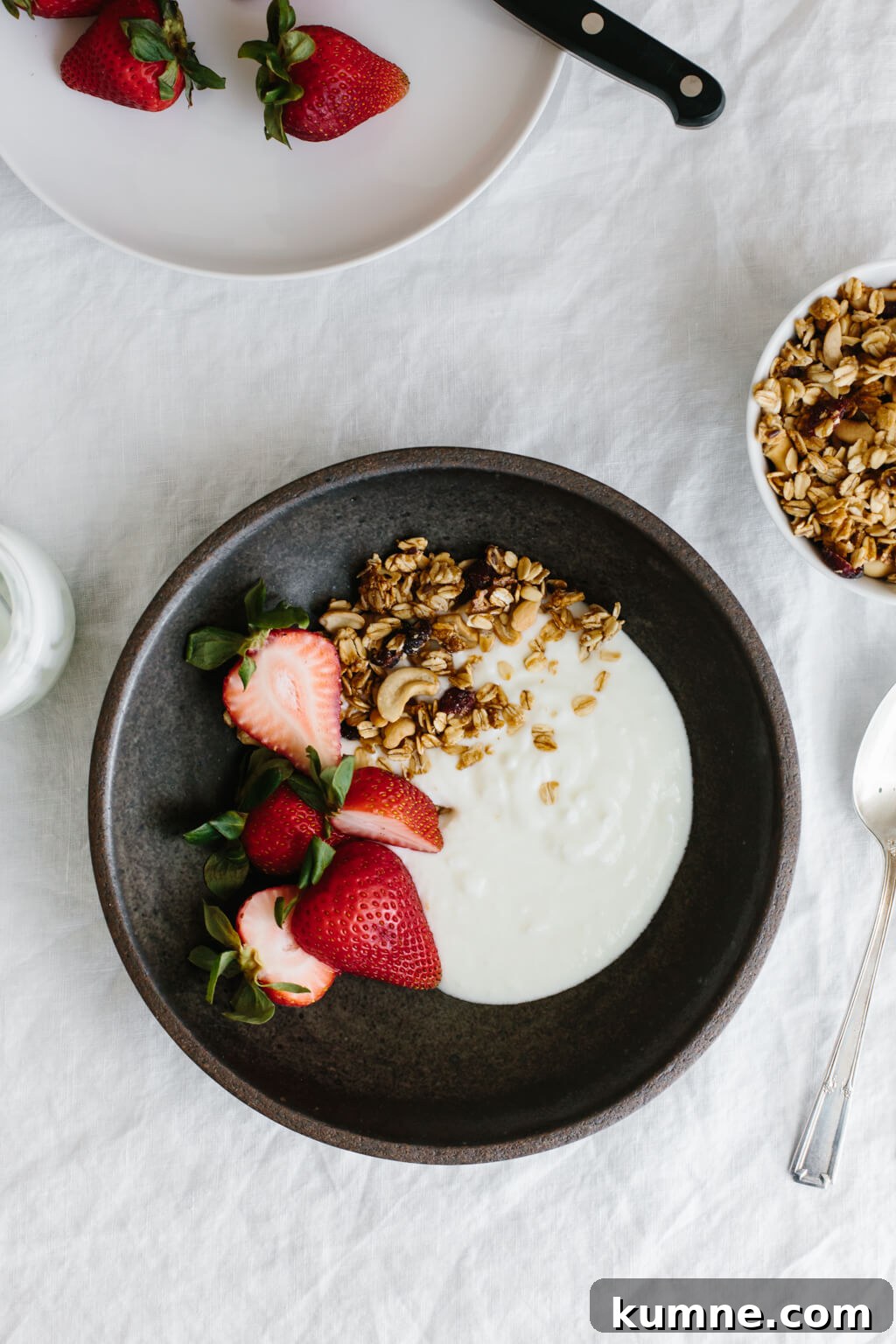 Homemade yogurt is easy to make and I'll walk you through the process step-by-step (with a video). This is a fail-safe way to make yogurt at home - promise!