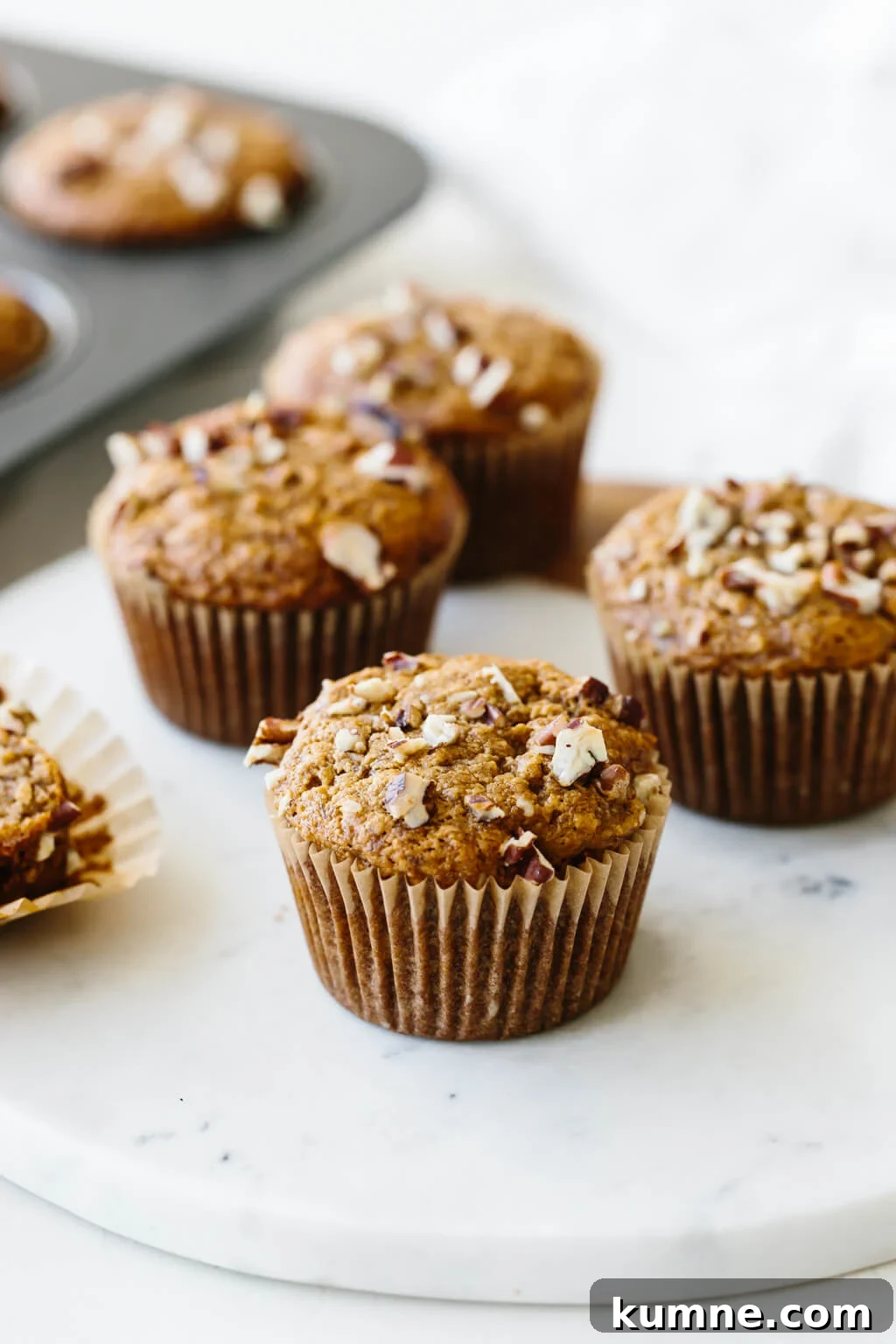 Paleo banana nut muffins are easy to make, delicious and gluten-free and dairy-free. The perfect healthy breakfast recipe and snack!