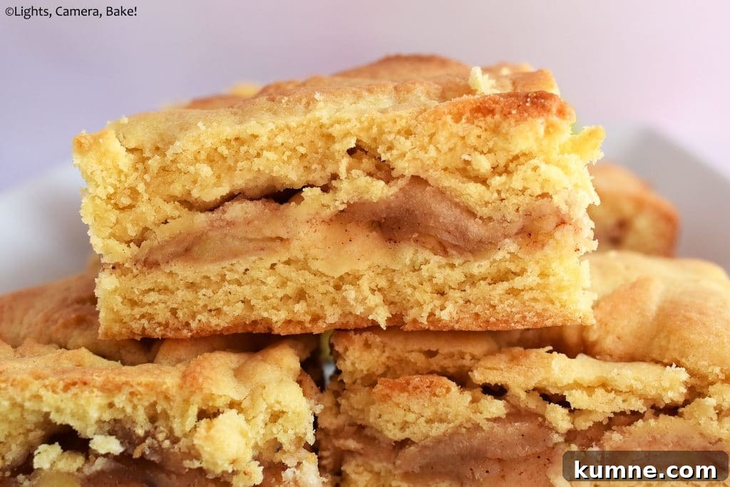 Classic Apple Shortcake Recipe: Flaky Biscuit Apple Dessert 4 Apple filled shortcake.