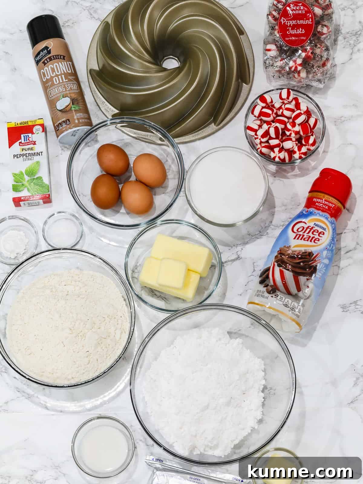 Ingredients on table
