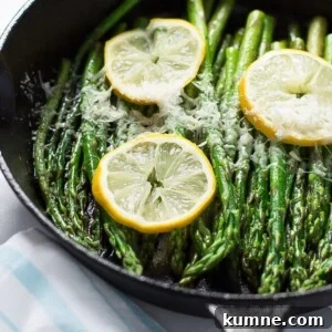 Parmesan Lemon Asparagus Skillet Recipe for Spring Sides 2 img 5244 4