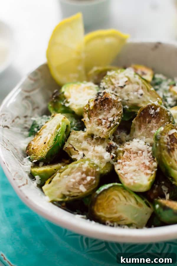 Parmesan Lemon Asparagus Skillet Recipe for Spring Sides 3 Garlic Parmesan Roasted Brussels Sprouts Primavera Kitchen Recipe
