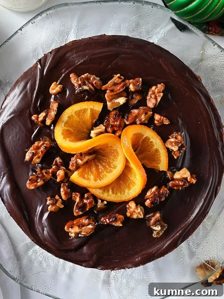 Melomakarona (Greek cookie) cake with chocolate