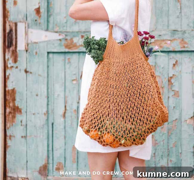 19 Quick Crochet Gift Patterns for Everyone (Free) 12 crochet-market-tote-bag-free-pattern