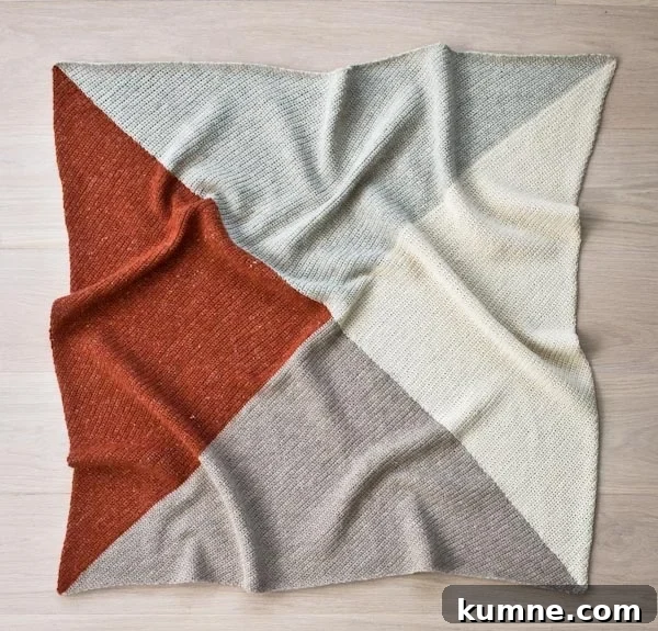 19 Quick Crochet Gift Patterns for Everyone (Free) 23 four-points-baby-blanket