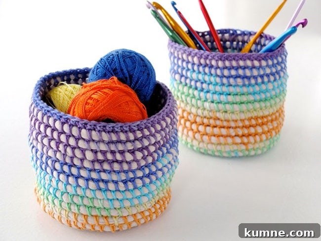 19 Quick Crochet Gift Patterns for Everyone (Free) 10 coil-crochet-basket