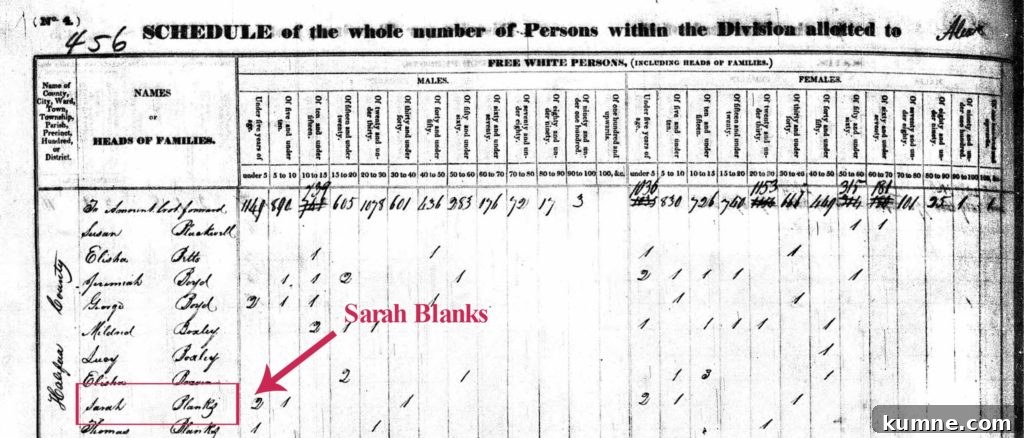 Finding Female Ancestors in Pre-1850 Census Records 4 1830 Census - Halifax County, VA