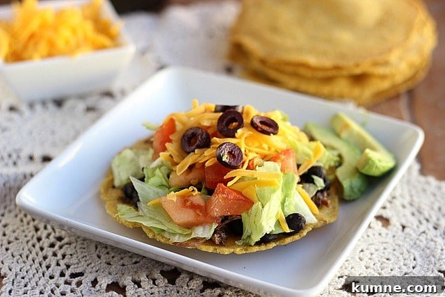 Crispy Baked Tostadas with Seasoned Chicken and Fresh Salsa 2 t66