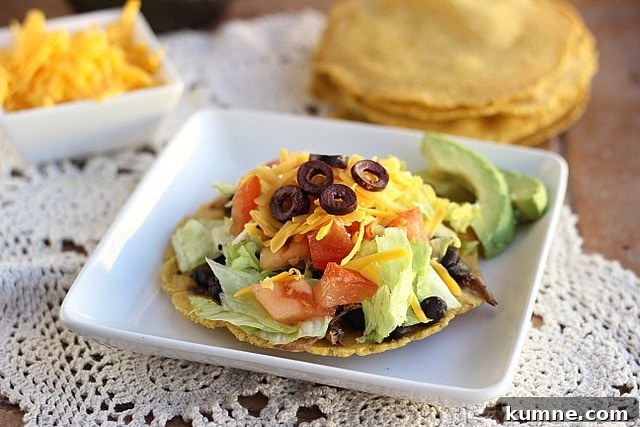 Crispy Baked Tostadas with Seasoned Chicken and Fresh Salsa 6 t11