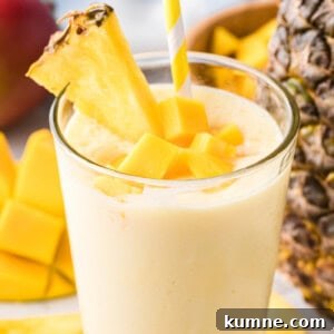 Creamy Mango Pineapple Smoothie Recipe for Tropical Refreshment 11 Mango Pineapple Smoothie Recipe Card