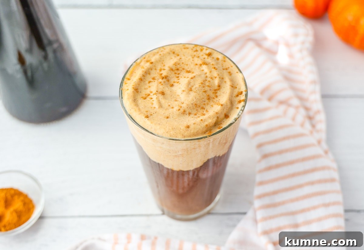 Cold Brew Coffee With Foam