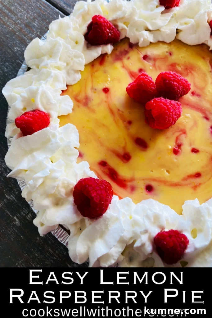 Easy Lemon Raspberry Pie