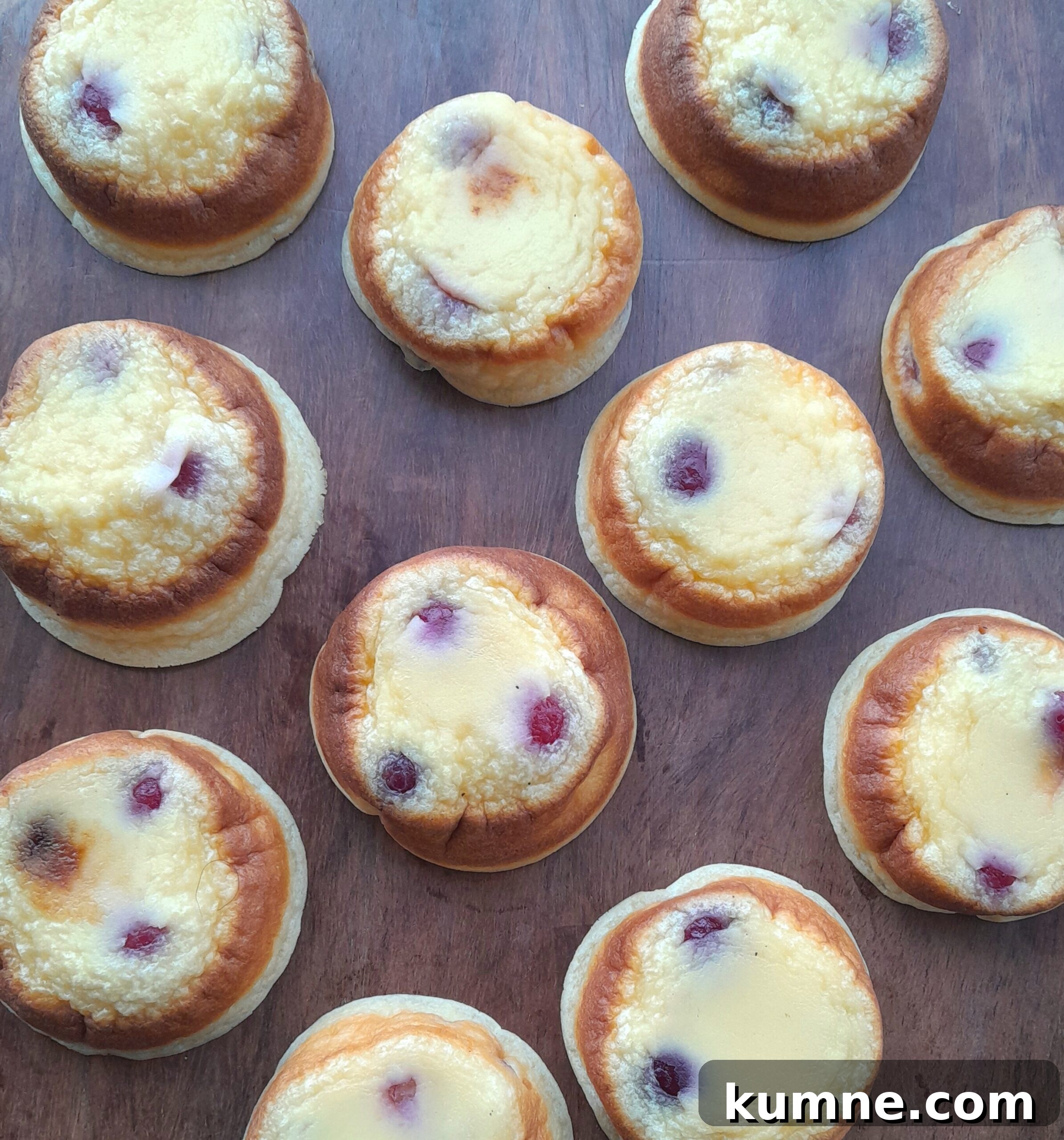 Mini Cherry Clafoutis Recipe — Individual Baked Cherry Desserts 3 mini cherry clafoutis