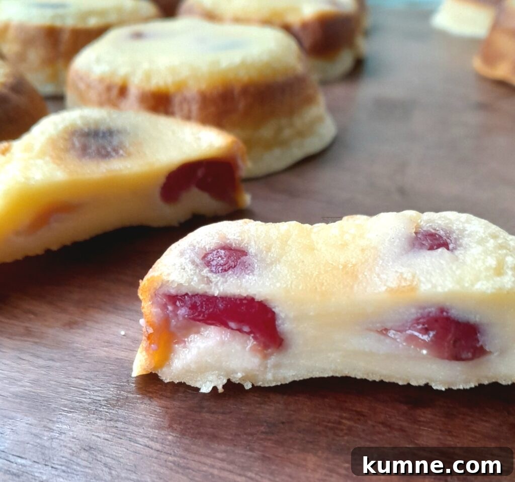 Mini Cherry Clafoutis Recipe — Individual Baked Cherry Desserts 4 mini cherry clafoutis