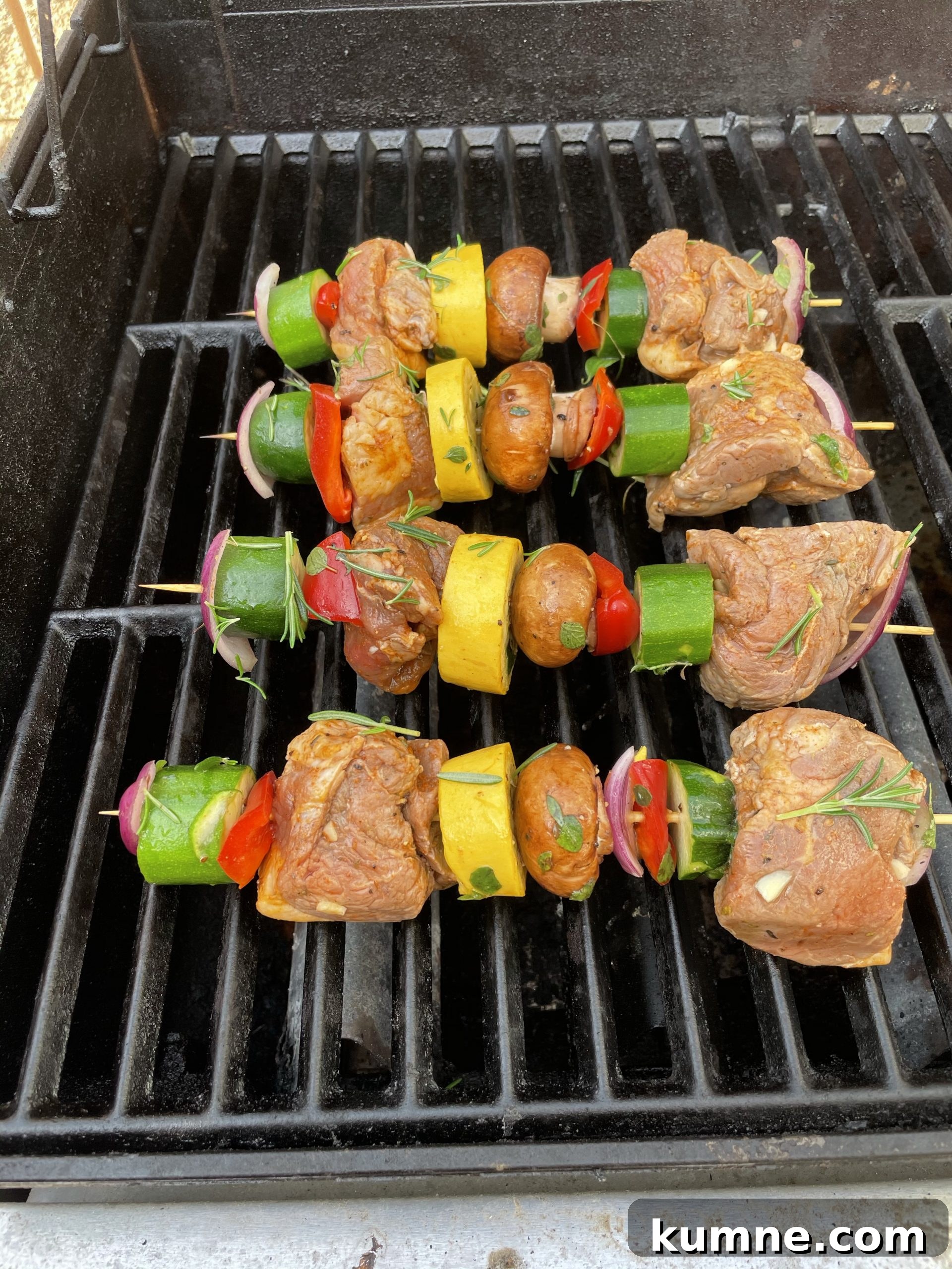 Grilled lamb skewers Grilled lamb skewers