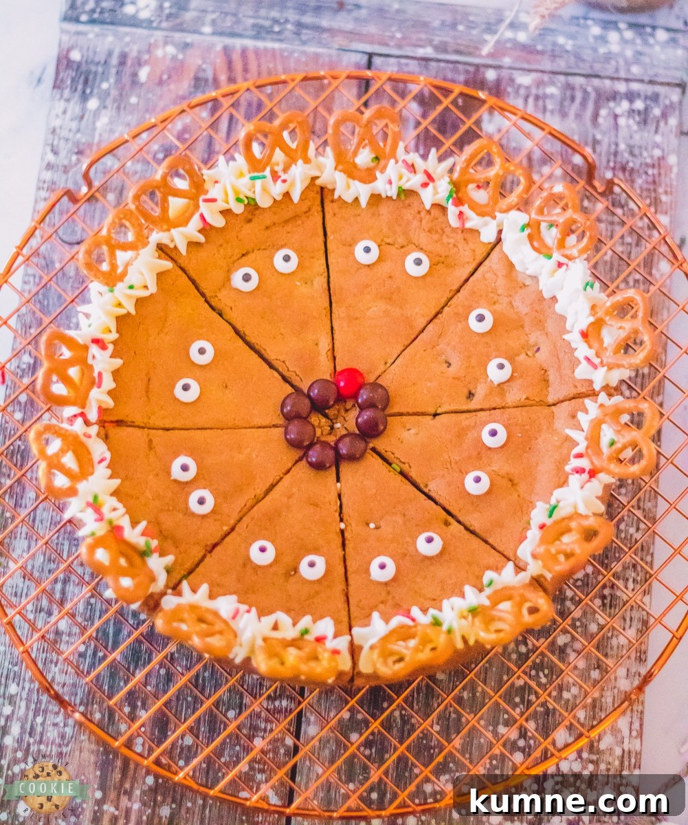 Reindeer Cookie Cake Recipe: Festive No-Bake Holiday Dessert 3 img 7247 2