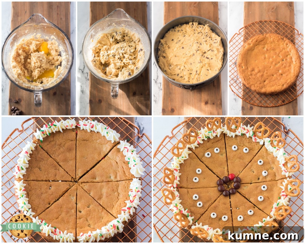 Reindeer Cookie Cake Recipe: Festive No-Bake Holiday Dessert 4 How to make a Reindeer Cookie Cake