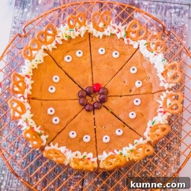 Reindeer Cookie Cake Recipe: Festive No-Bake Holiday Dessert 6 img 7247 5