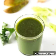 Digestive aid green juice - This green juice is great to improve digestion naturally. It's made with ginger, so is a healthy alternative to coffee in the morning.