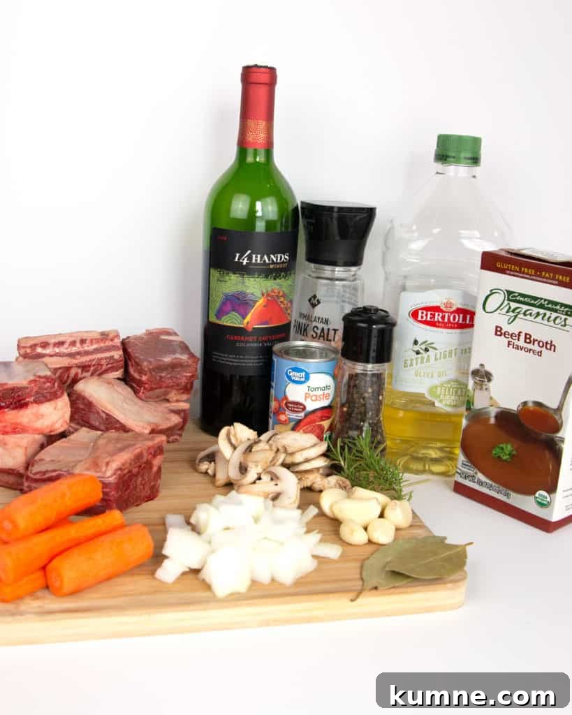 Short ribs with sides