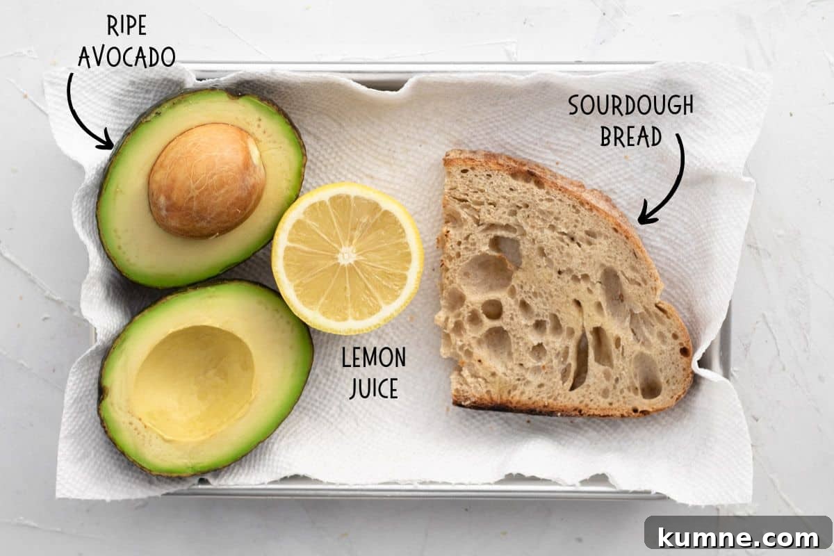 Copycat Dunkin' Avocado Toast Recipe with 3 Ingredients 3 ingredients for avocado toast from dunkin donut