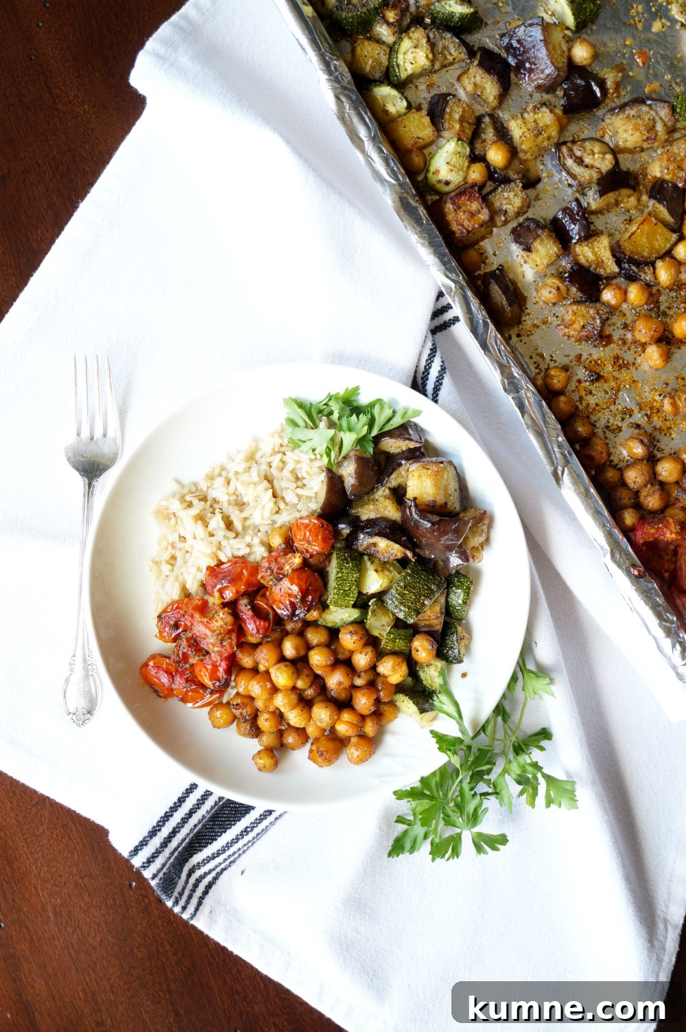 Vegan Roasted Ratatouille Sheet Pan Dinner 2 vegan roasted ratatouille sheetpan meal | The Baking Fairy