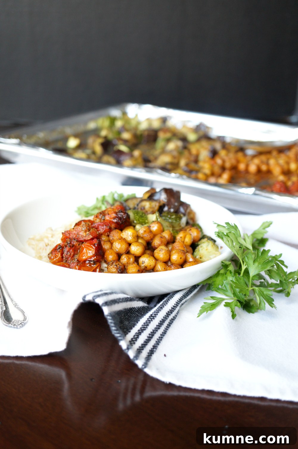 Vegan Roasted Ratatouille Sheet Pan Dinner 6 vegan roasted ratatouille sheetpan meal | The Baking Fairy