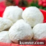 Christmas Sugar Cookies with Royal Icing Recipe and Decorating Tips 5 Christmas Snowball Cookies - Featured Image