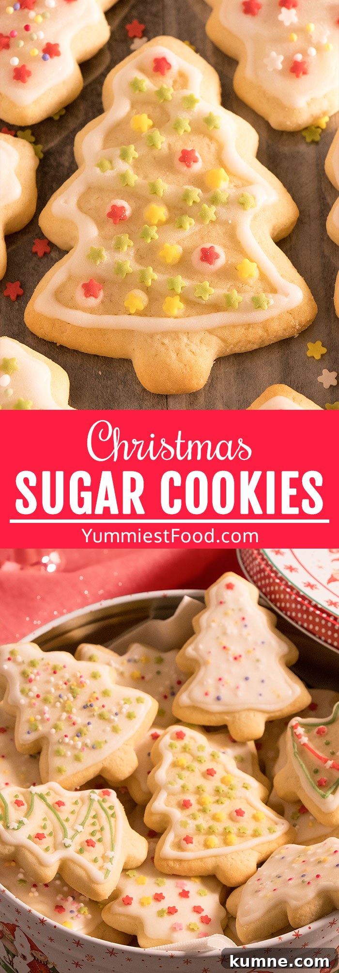 Christmas Sugar Cookies with Royal Icing Recipe and Decorating Tips 9 Christmas Sugar Cookies with Royal Icing - the best way to wish your family happy holidays, or to pack them as a special Christmas gift. With only a few basic ingredients, without chilling the dough and 5 minutes to make - Royal Icing, you’ll have plenty of time to enjoy in this Royal Icing Christmas Cookies Recipe. #christmas #christmasrecipes #christmasdesserts #desserts #dessert #dessertrecipes #dessertfoodrecipes #easyrecipes #cookies #easycookies #cookierecipe #christmascookies #sugarcookies