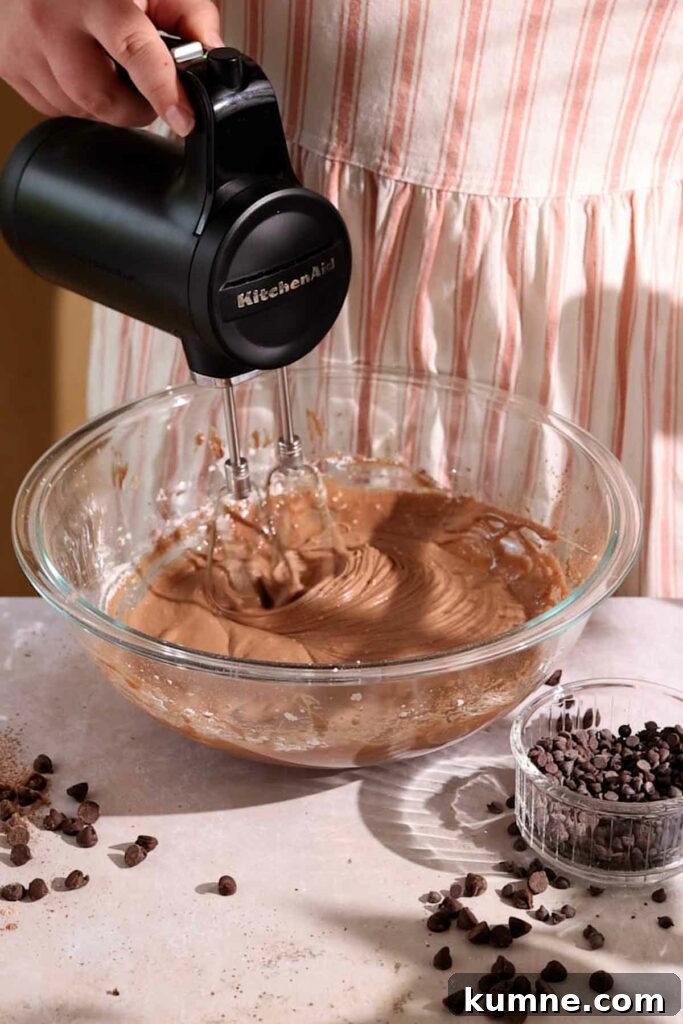 beating filling together