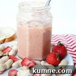 homemade strawberry peanut butter | The Baking Fairy