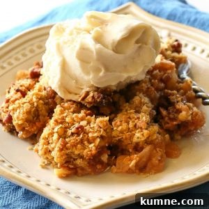 Butterscotch Apple Pecan Cobbler Recipe — Rich Autumn Dessert 3 Butterscotch Apple Pecan Cobbler