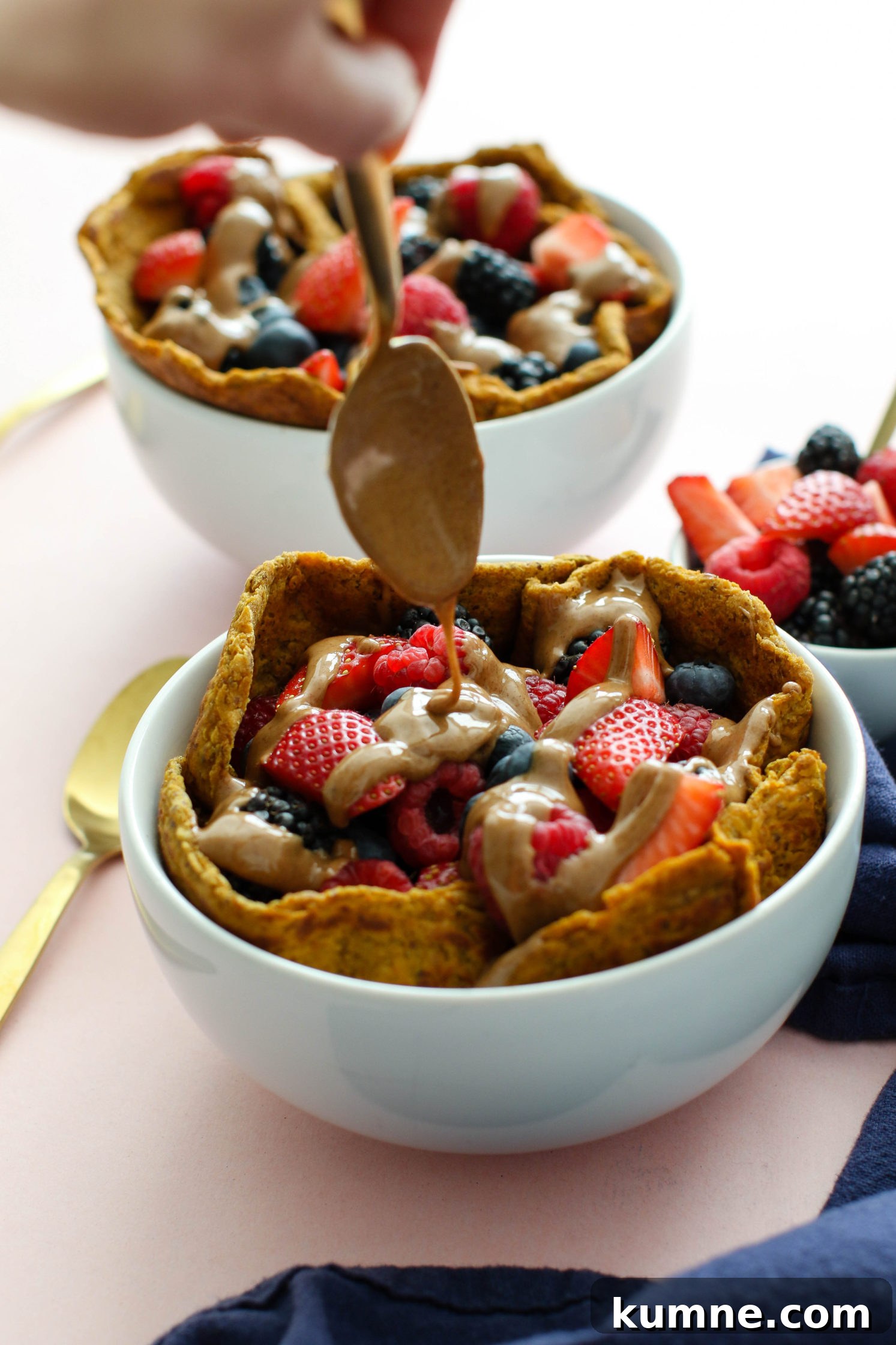Pumpkin Protein Pan-Crepe Bowls: Fluffy Fall Breakfast Recipe 3 Pumpkin Protein