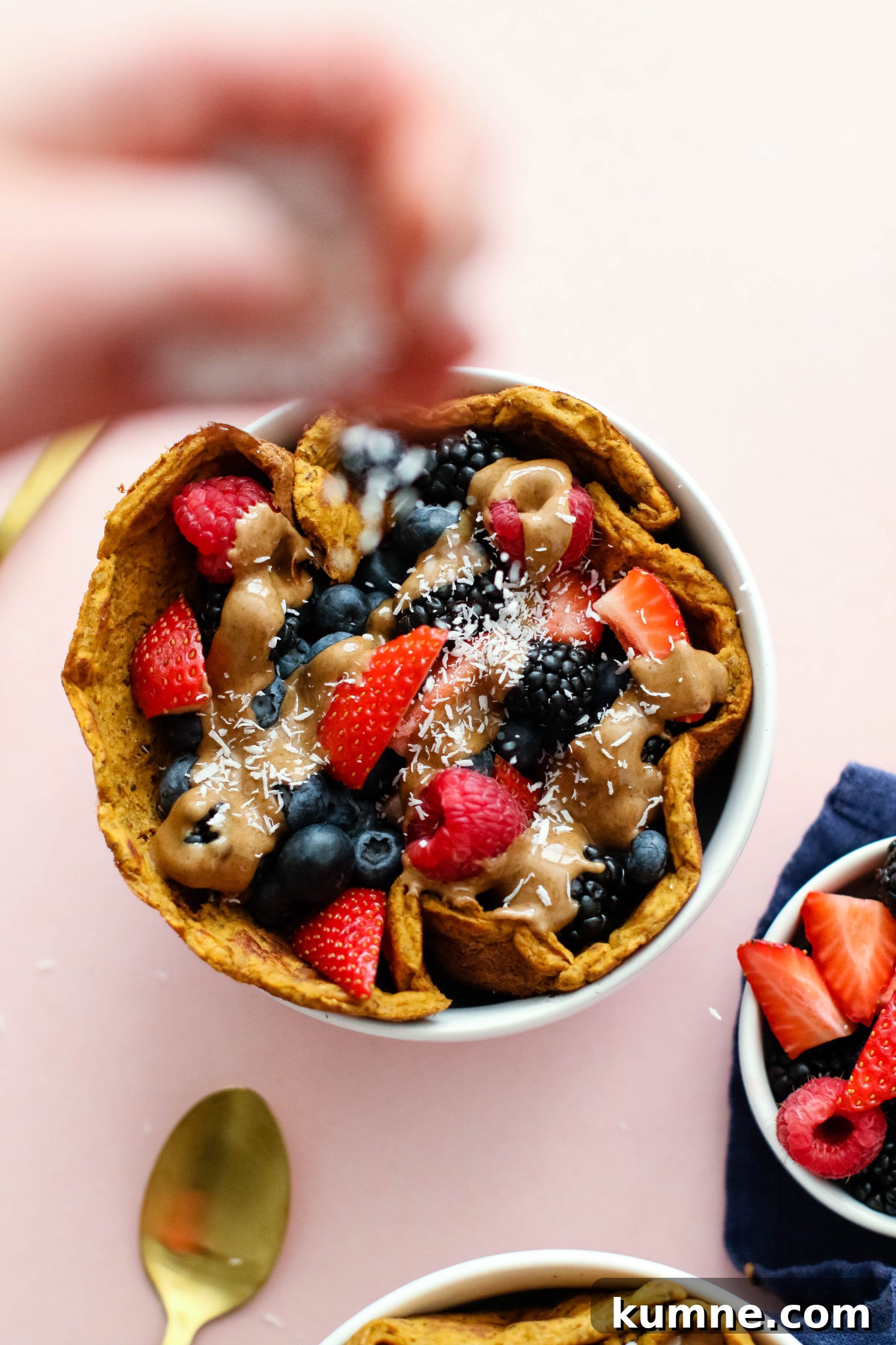 Pumpkin Protein Pan-Crepe Bowls: Fluffy Fall Breakfast Recipe 4 Pumpkin Protein