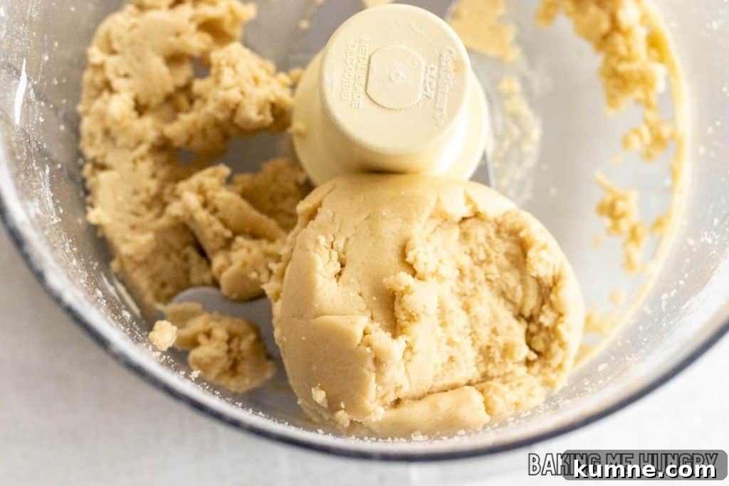Apple Crumble Cookie Recipe — Soft Baked Fall Cookies, Step-by-Step 6 dough in food processor