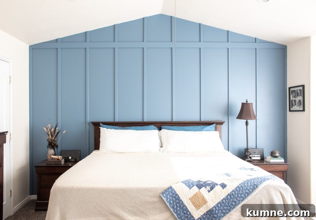 12 Gorgeous Board and Batten Bedroom Wall Ideas You’ll Love 16 vaulted ceiling in bedroom