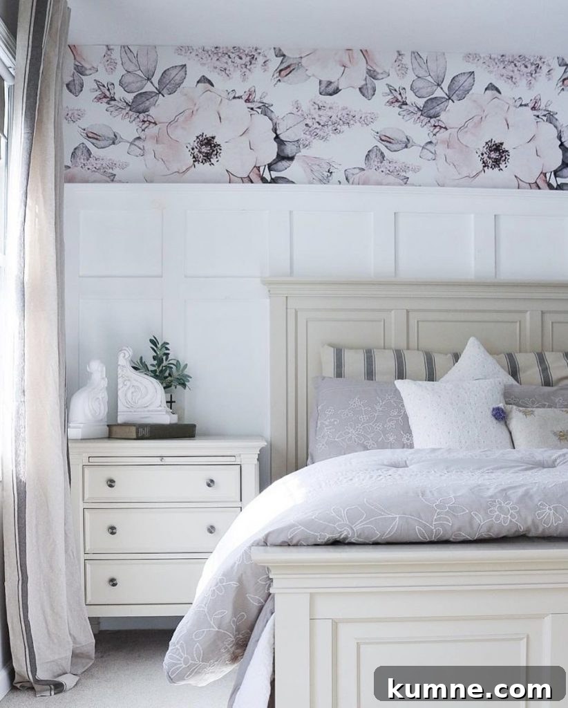 12 Gorgeous Board and Batten Bedroom Wall Ideas You’ll Love 23 wallpaper on a kids bedroom wall