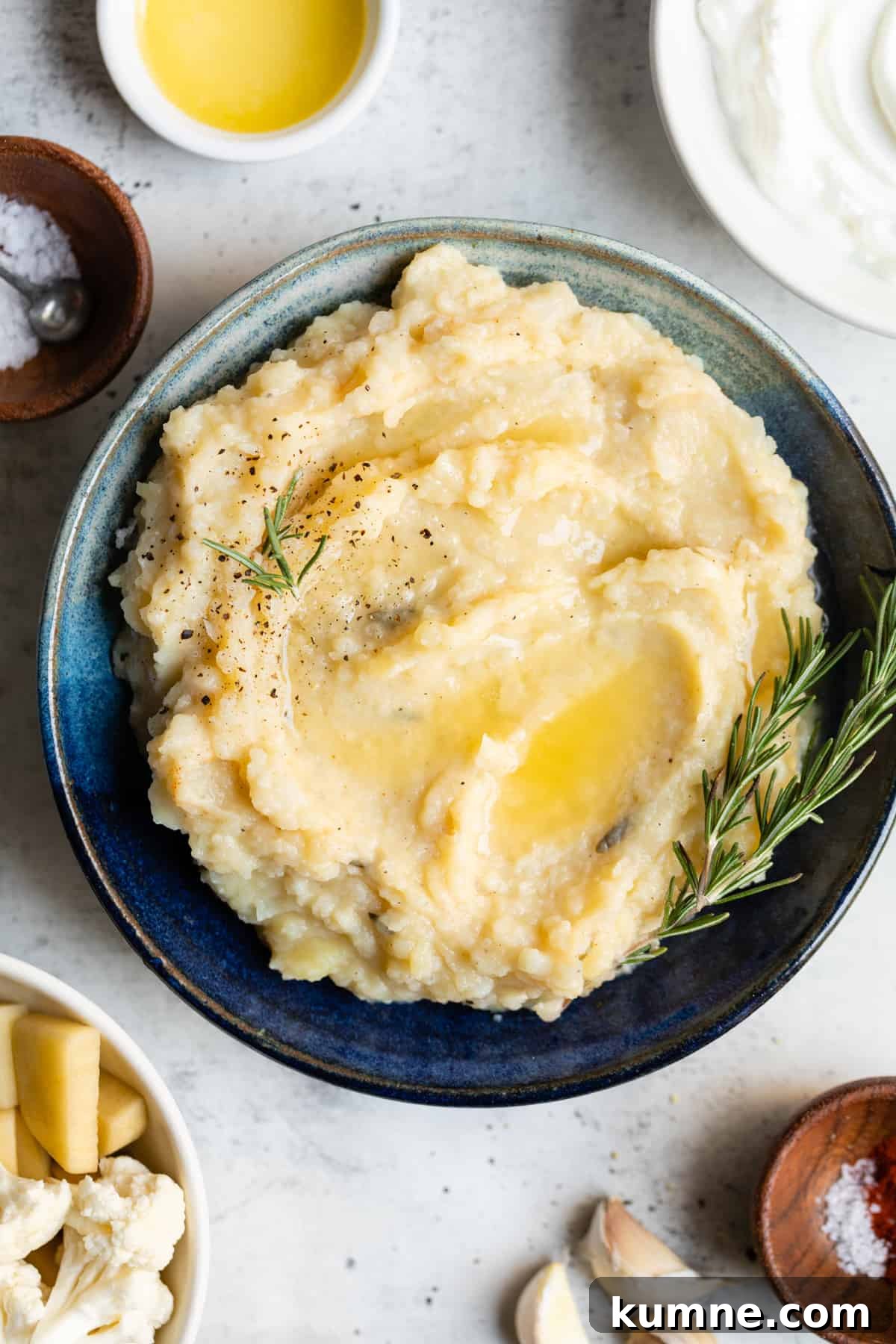 Creamy Mashed Cauliflower That Tastes Like Potatoes 3 mashed cauliflower potatoes