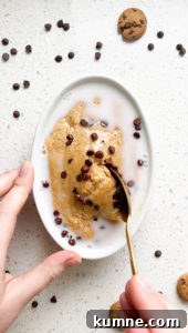 High-Protein Cookie Dough Baked Oats — Single-Serve (38g) 5 Healthy Cookie Dough Baked Oats in a casserole dish