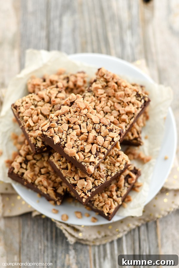 Decadent Toffee Fudge Recipe — Rich Homemade Treat 4 Fudge with Toffee