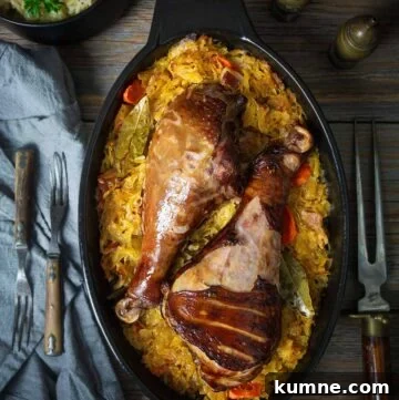 Authentic Serbian Baked Sauerkraut Recipe for Savory Comfort 7 A baking dish with food sitting in a wooden table