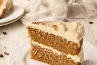Cappuccino Cake Recipe with Espresso Cream Frosting