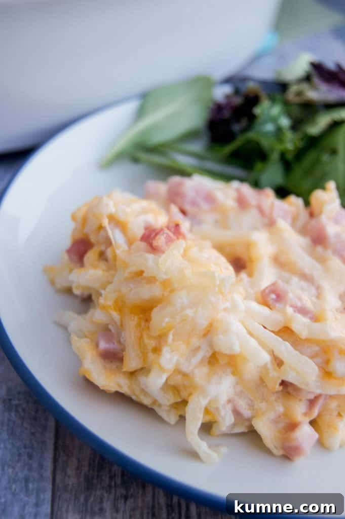 Cheesy Ham and Potato Casserole