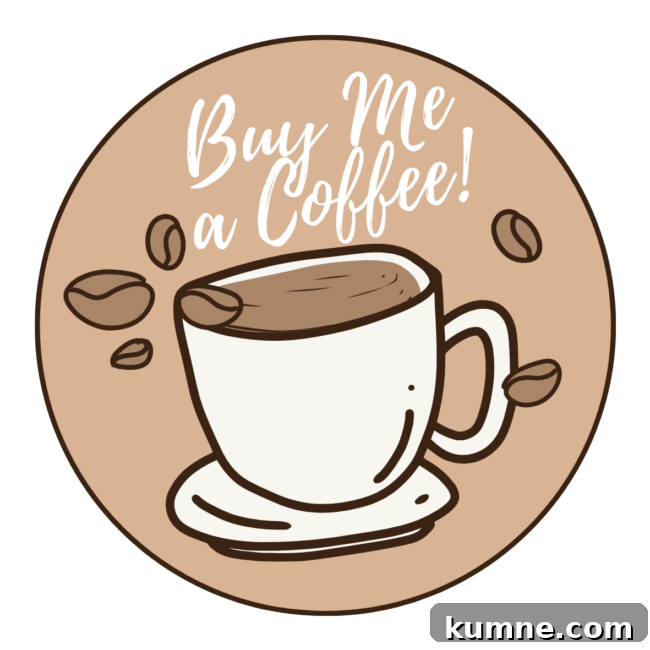Graphic image of coffee cup with a title that says "Buy me a coffee".