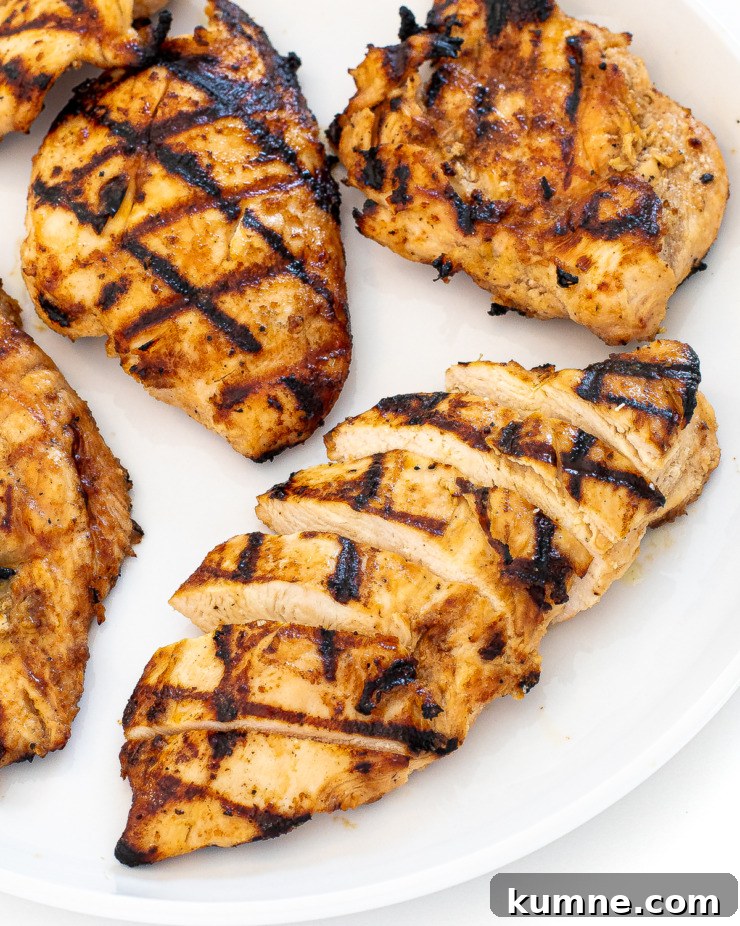 Grilled chicken and vegetables
